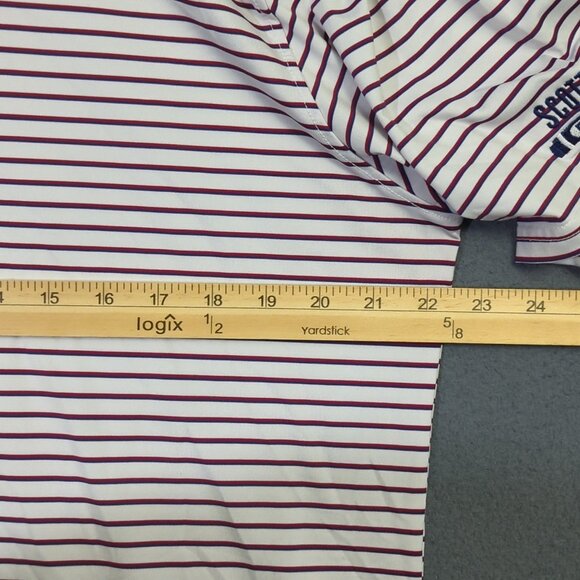 Holderness And Borne Shirt Men's L Multicolor Striped Polo - Picture 6 of 11